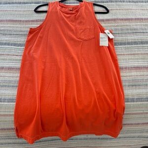 Sleeveless tank dress